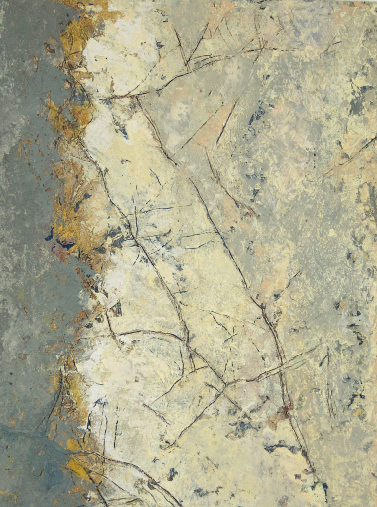 Oil and cold wax painting
